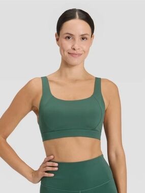 Women's High Support Sports Bra - All In Motion Dark Green S